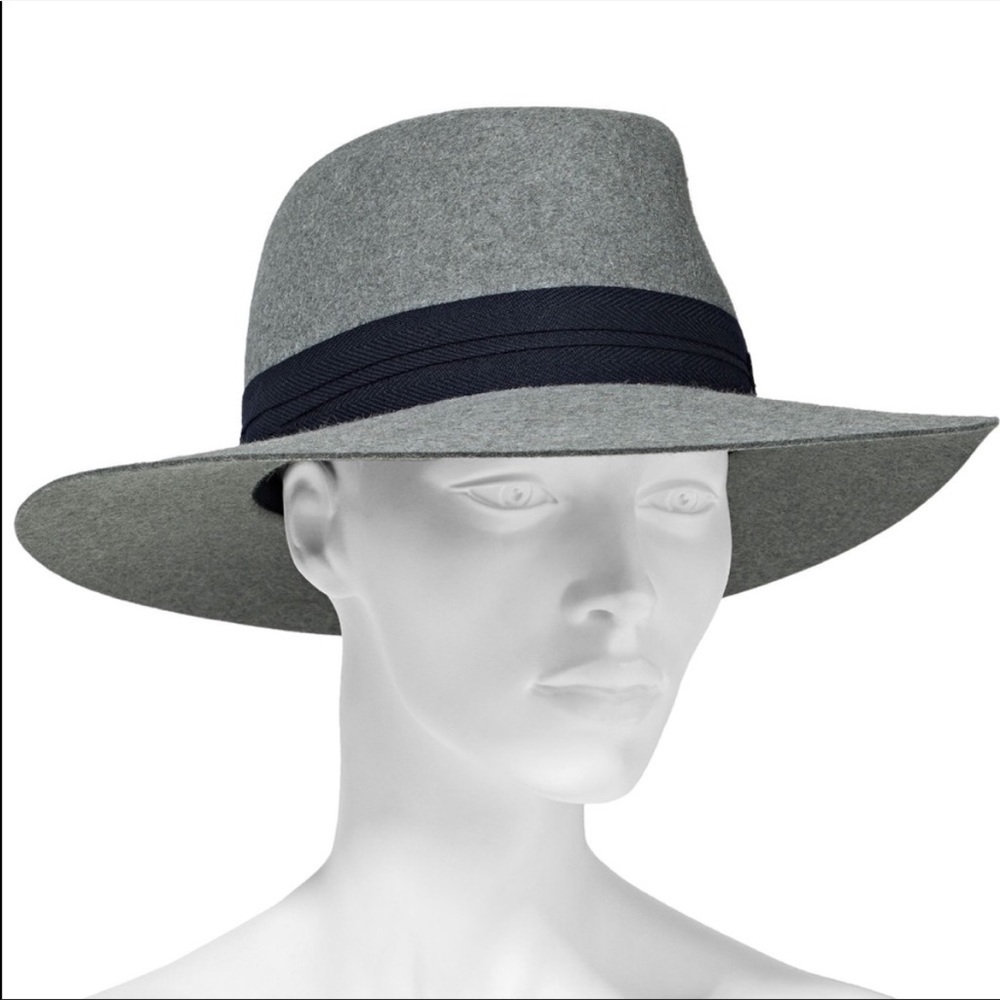 Maison michel wool grey hat